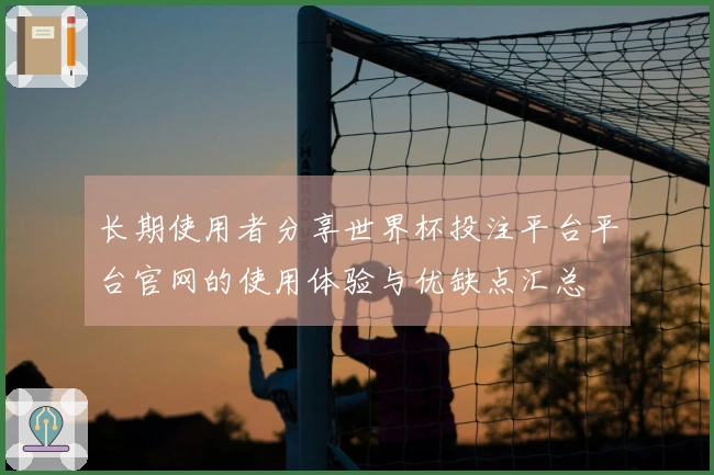 长期使用者分享世界杯投注平台平台官网的使用体验与优缺点汇总